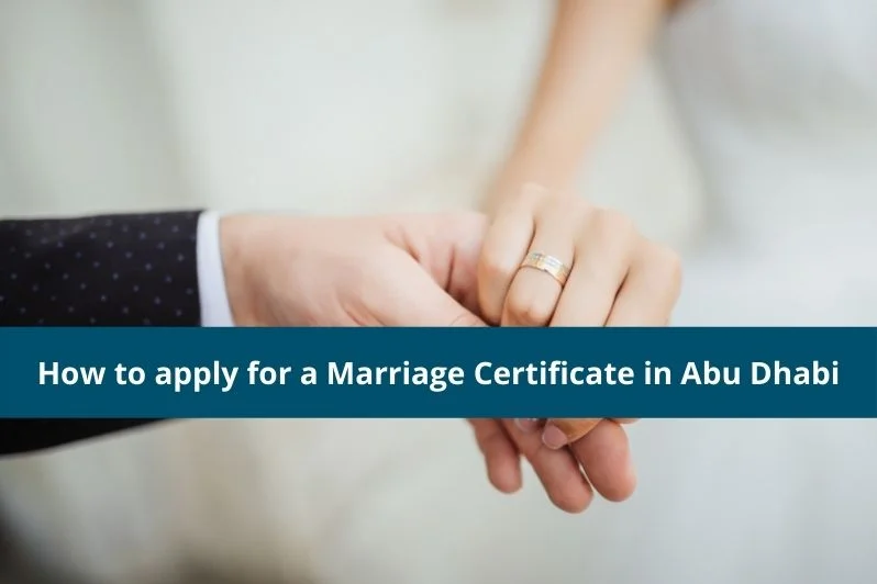 apply for a Marriage Certificate in Abu Dhabi