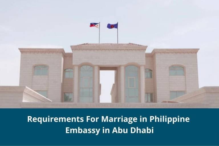 Requirements For Marriage In Philippine Embassy In Uae 7154